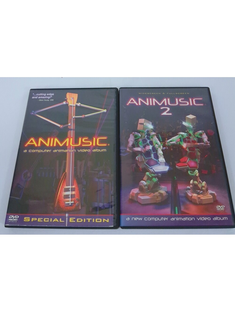 ANIMUSIC Special Edition & 2 Lot of 2 DVD Music Animations!